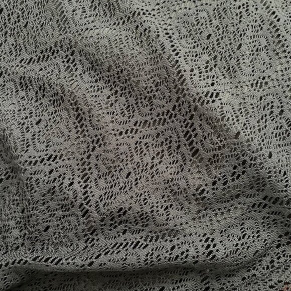 Emma & Michele Dress  - Black  - wide at the bottom - lace overlay  - size L - Picture 7 of 11